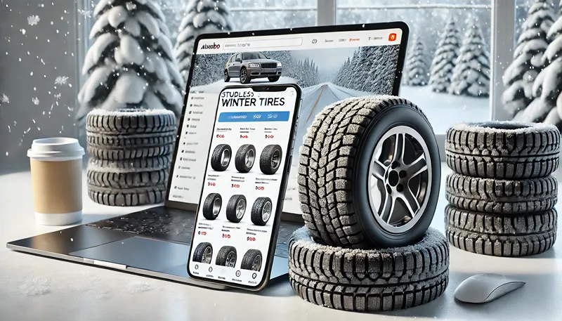 スタッドレスタイヤが安い時期もネットで探す