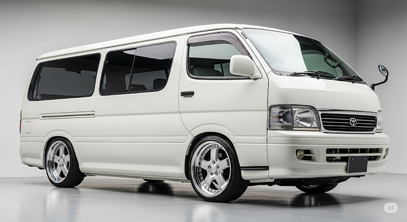 【完全ガイド】100系ハイエースのタイヤサイズ | 純正・インチアップ・車検まで