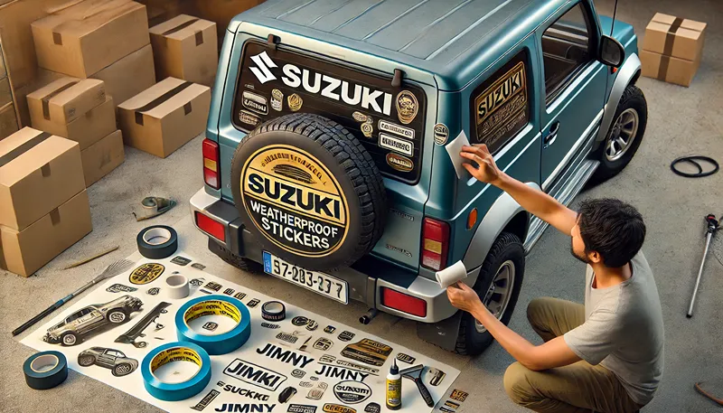 ステッカーでオリジナルカバーを作る