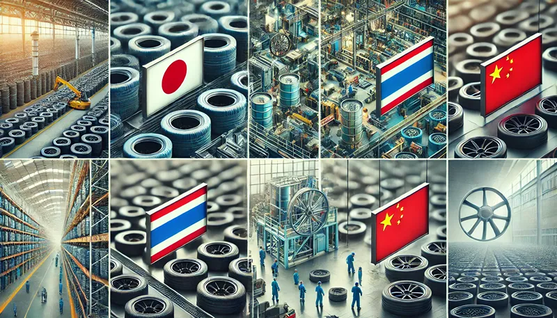 タイヤの生産国はどこなのか