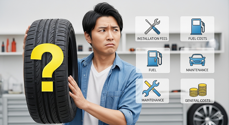 タイヤ本体価格以外の費用とは？