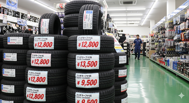 タイヤ交換の費用相場