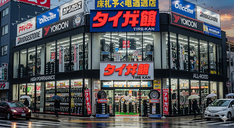 専門店タイヤ館での交換費用