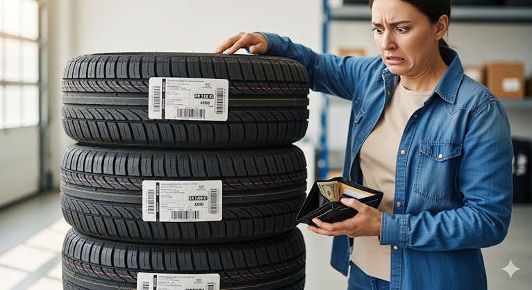 意外と見落とすタイヤの送料について
