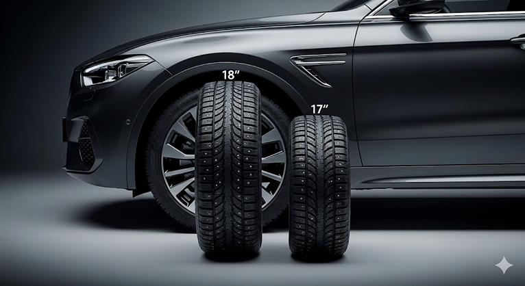 主要サイズの18インチ・17インチ