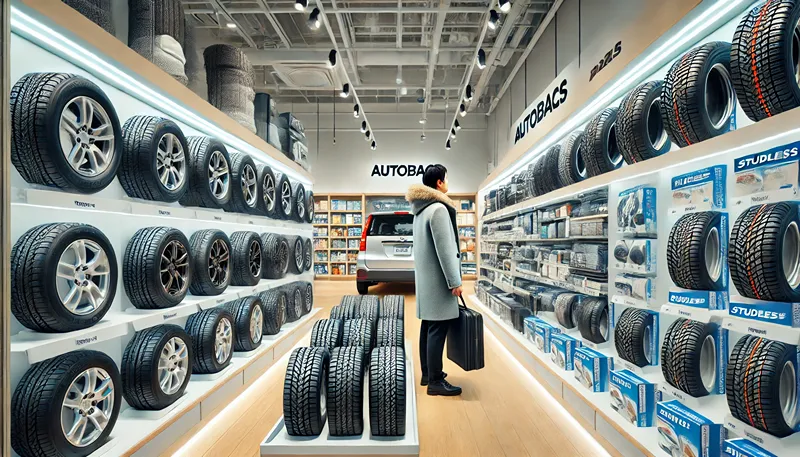 nbox用スタッドレスタイヤのオートバックスでの選び方