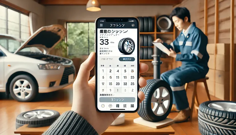ネット予約でスムーズに交換