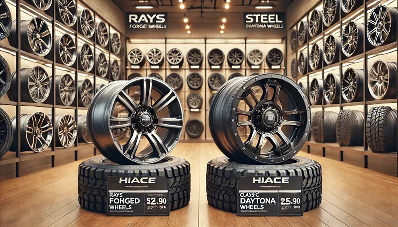 RAYSやデイトナの価格帯