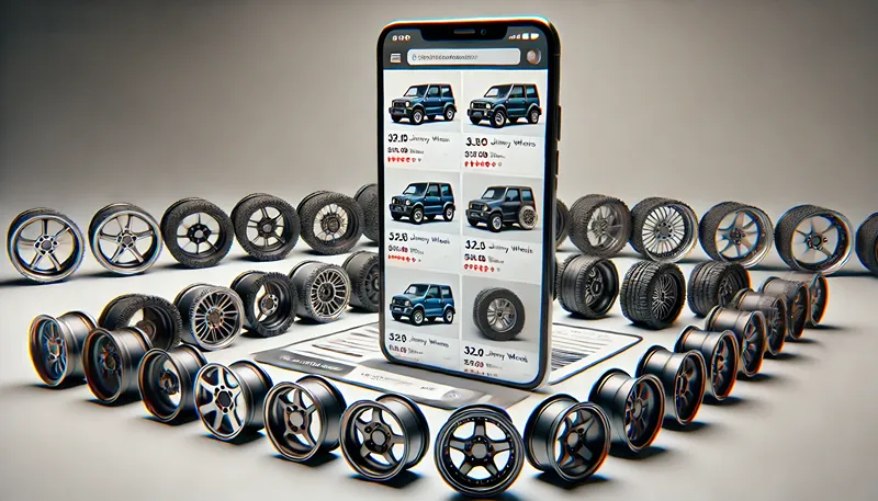 メルカリでジムニー ホイールの相場