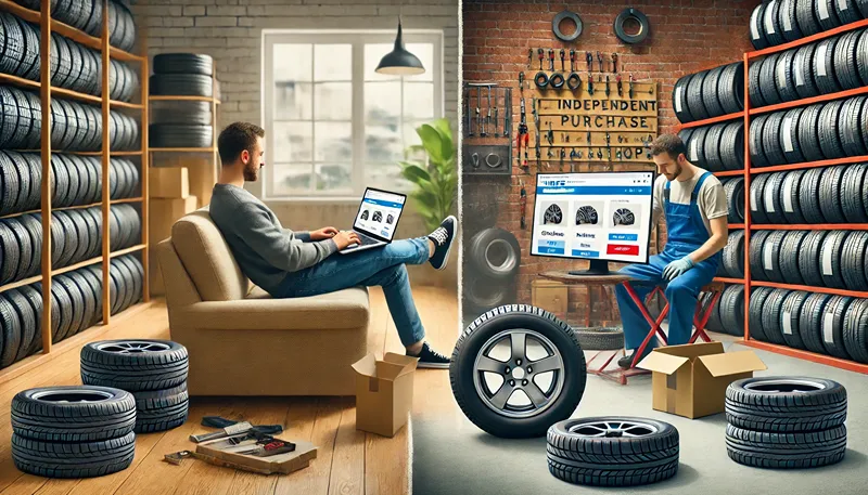 ネット購入と持ち込み専門店の比較