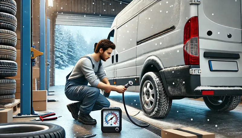 バン専用タイヤの適正空気圧