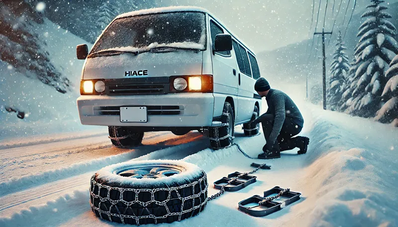 雪道でのスタック対策とチェーンの備え