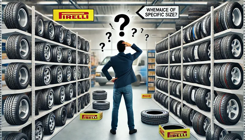 純正サイズがないピレリのラインナップ