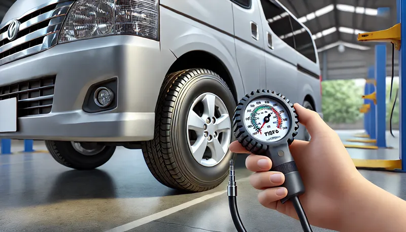 乗用車用タイヤ装着時の空気圧管理