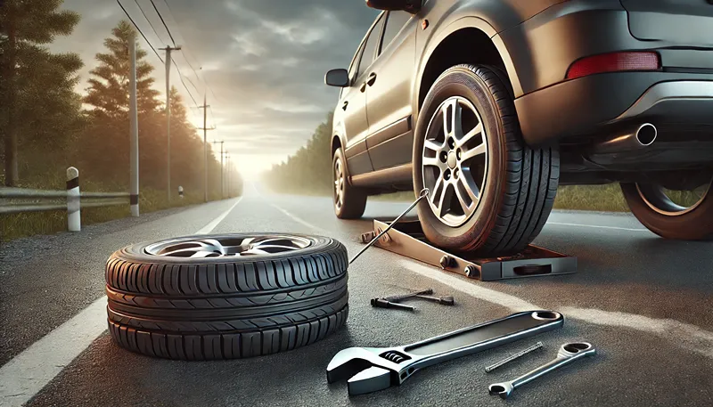 タイヤ交換したばかりでパンク！保証は効く？原因（作業ミス？）と対処法