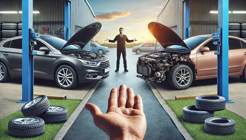 タイヤ交換2本だけの費用とリスク。安いけど安全？正しいやり方