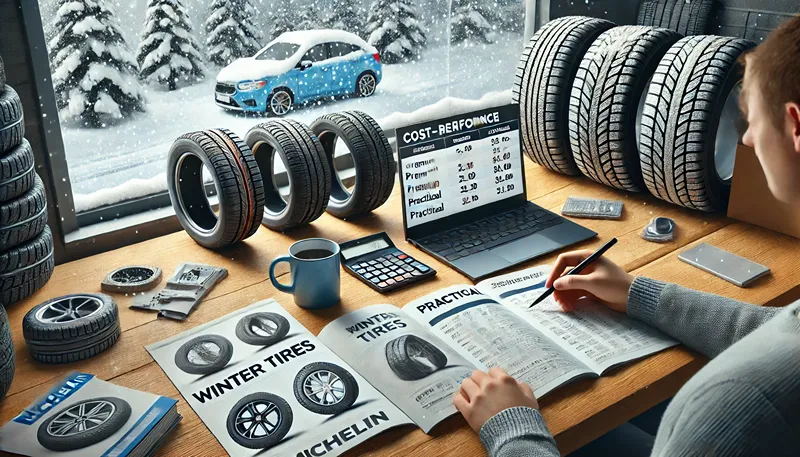 スタッドレスのミシュランとヨコハマ比較!寿命の長さで元は取れる?価格と性能の真実