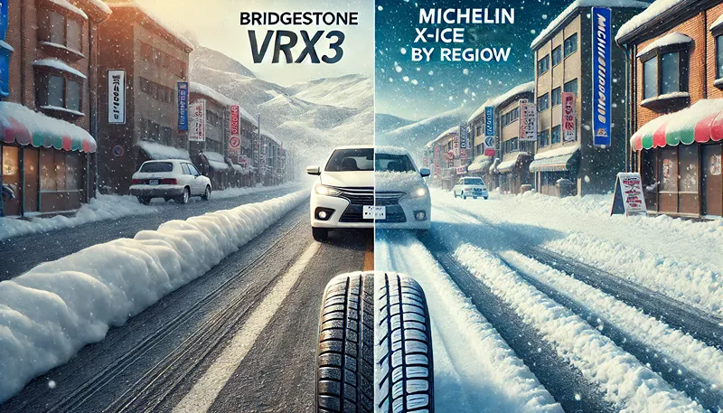 ブリヂストン・ミシュランスタッドレス比較！北海道はVRX3、関東はミシュランが正解な理由