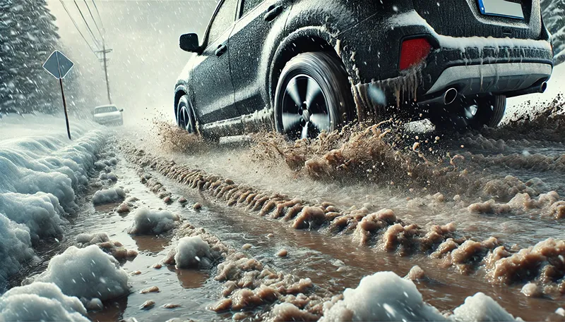 シャーベット路面の弱点とは