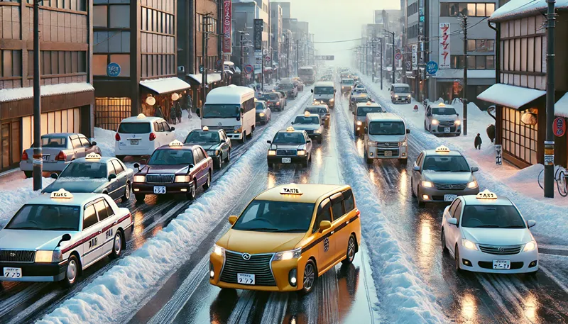 北海道の装着率と滑る路面の評判