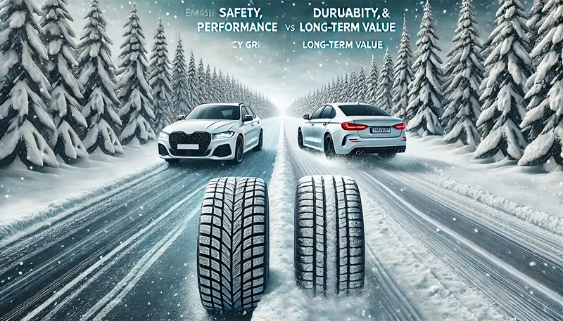 ダンロップとグッドイヤーのスタッドレス比較！滑らないのは？寿命と価格の決定的な差