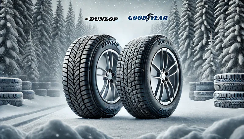 ダンロップとグッドイヤーのスタッドレス比較：性能の違い