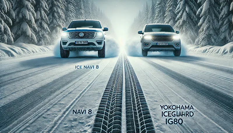 アイスナビ8とiG80の氷上性能の違い