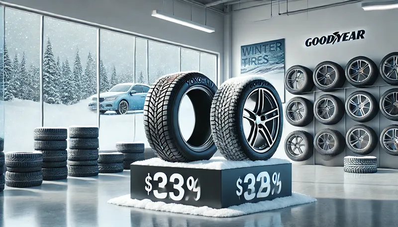 グッドイヤーとヨコハマのスタッドレス比較と価格