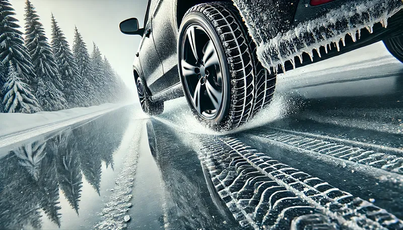 滑る?アイスバーンでの効きを評価