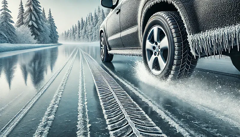 氷上ブレーキ性能と滑る路面の対応