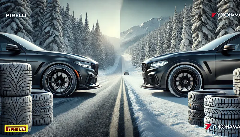ピレリとヨコハマのスタッドレス比較!性能の違い