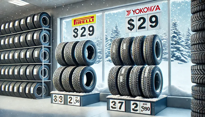 スタッドレスタイヤが安いのは断然ピレリ