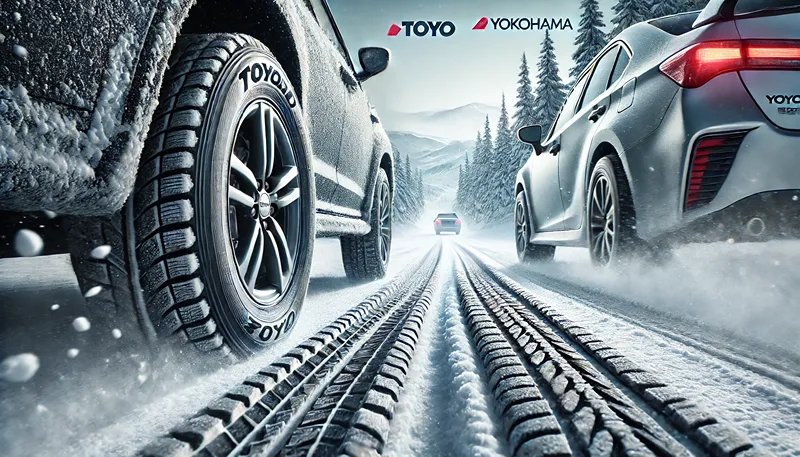 トーヨータイヤとヨコハマタイヤのスタッドレス性能比較