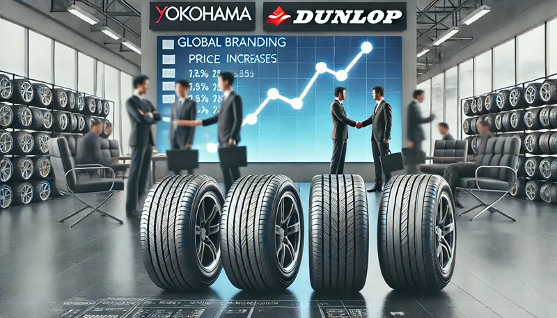 横浜ゴムやダンロップの価格推移