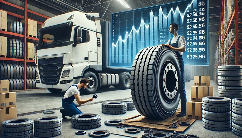 トラック用タイヤも値上がりの対象