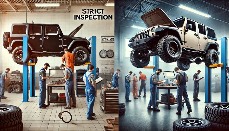 ディーラー車検とカスタムショップの違い