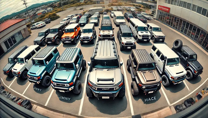 車種別オールテレーンタイヤの車検対応サイズ