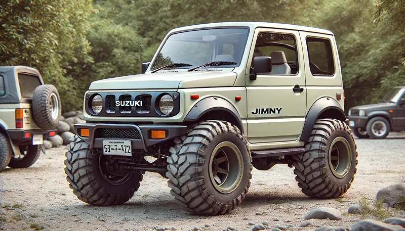 ジムニーの車検対応タイヤサイズ