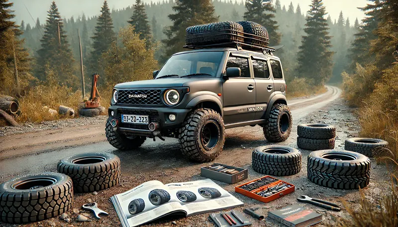 アトレーワゴンのオフロードタイヤの選び方