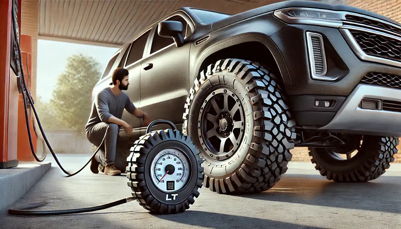 燃費維持に欠かせないLTタイヤの空気圧管理