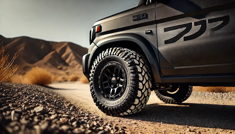 ホワイトレターなしでも決まる無骨なデザイン