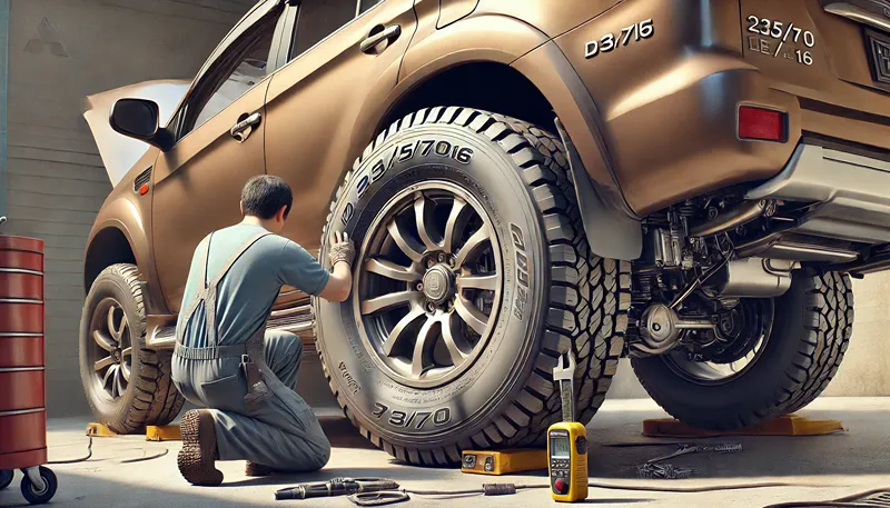 235や70R16サイズの干渉リスクと対策