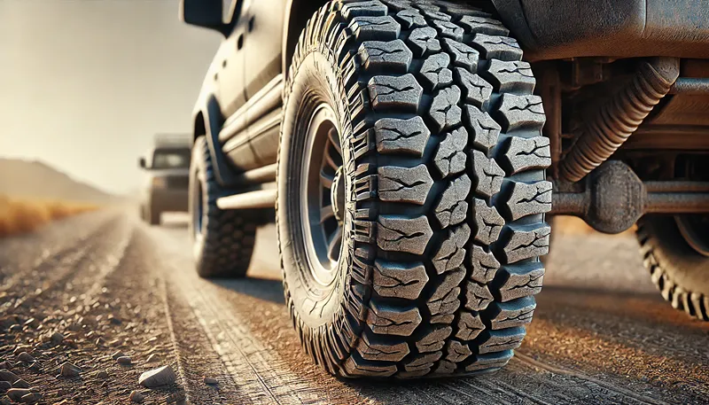 3万キロ走行後のタイヤの減り