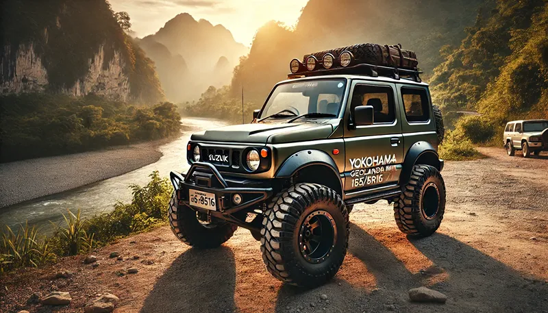 ジムニーとジオランダー185/85R16の導入総評