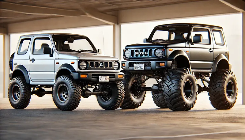 純正車高とリフトアップの適合可否