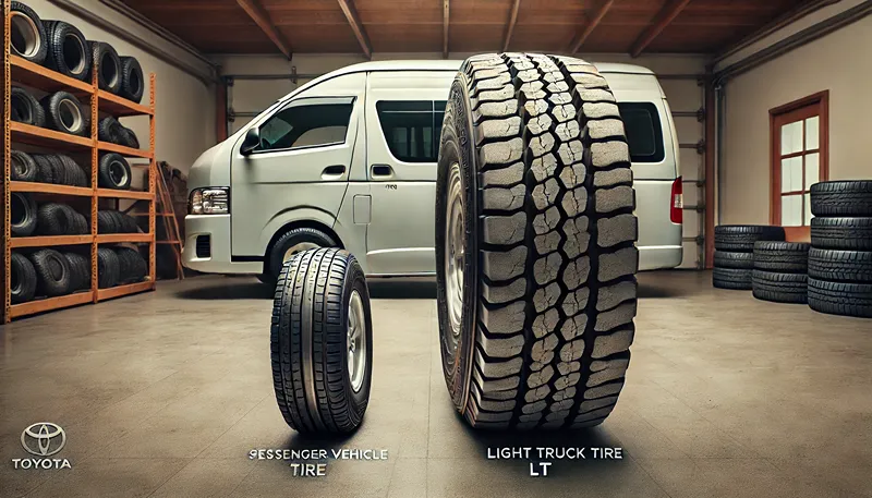 バン用タイヤの規格と構造の違い