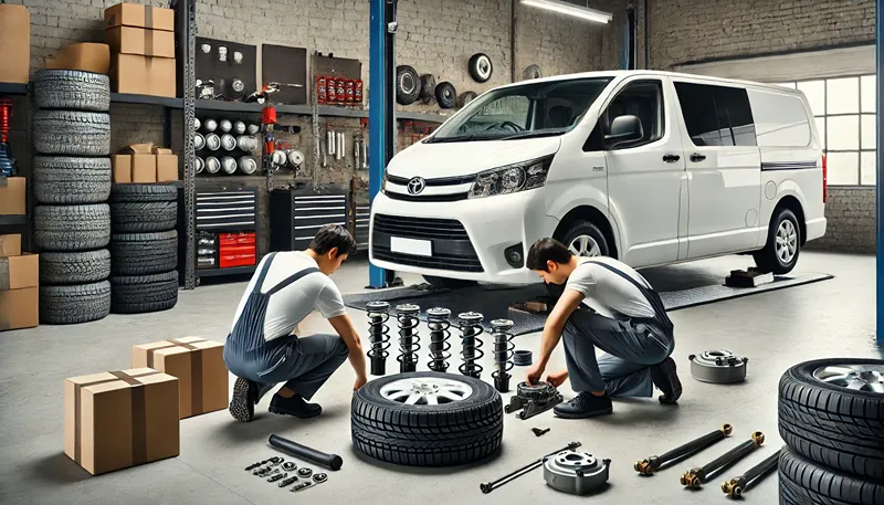 ハイエースのホワイトレターの乗り心地を改善する対策