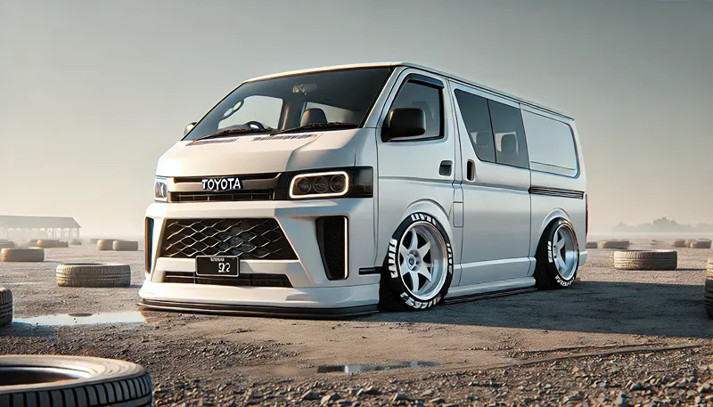 ハイエースのホワイトレターで車検は通る？10mmの罠と4ナンバー維持の「絶対条件」