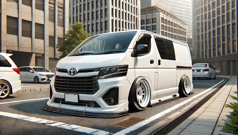 ハイエースのホワイトレターは車検に通るか解説