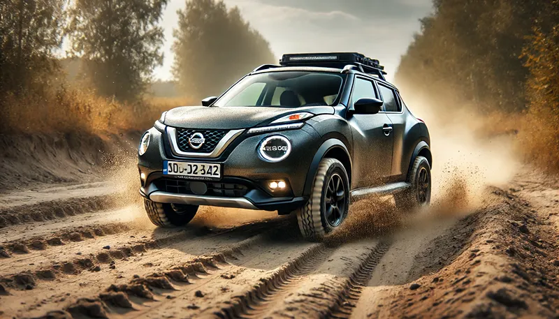 ジュークへのオフロードタイヤ装着と実用性